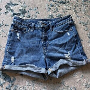 Old navy blue jean shorts